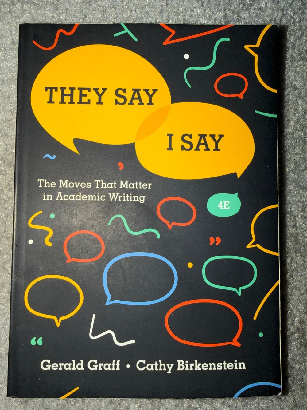 They Say I Say 4E Book